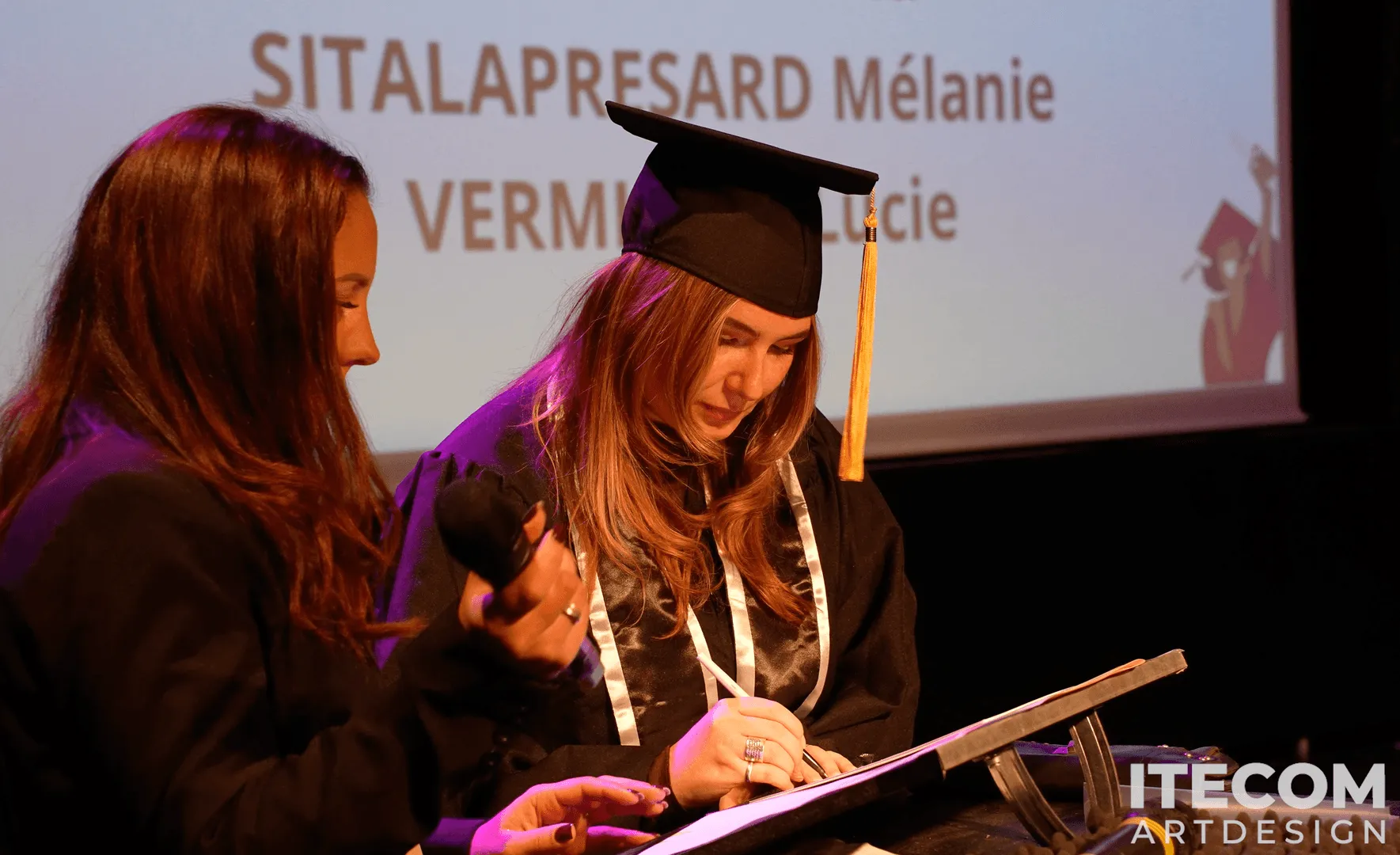 La soirée des remises des diplomes d'Itecom Nice