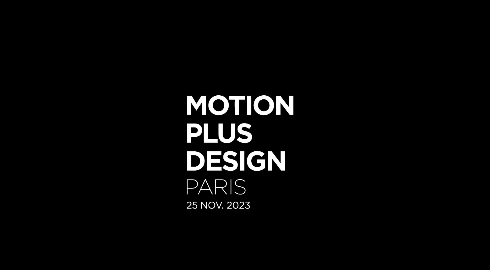DesignPlusMotion Paris 2023