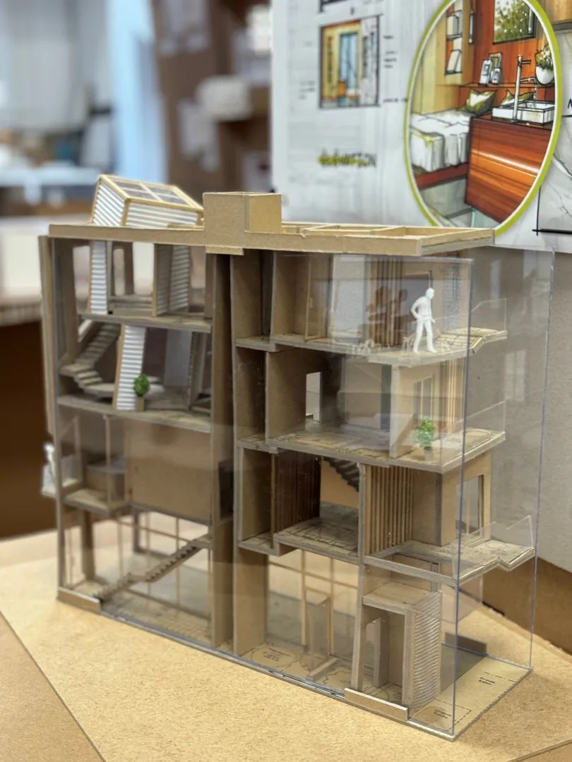 Maquette architecture d d'interieur itecom nice