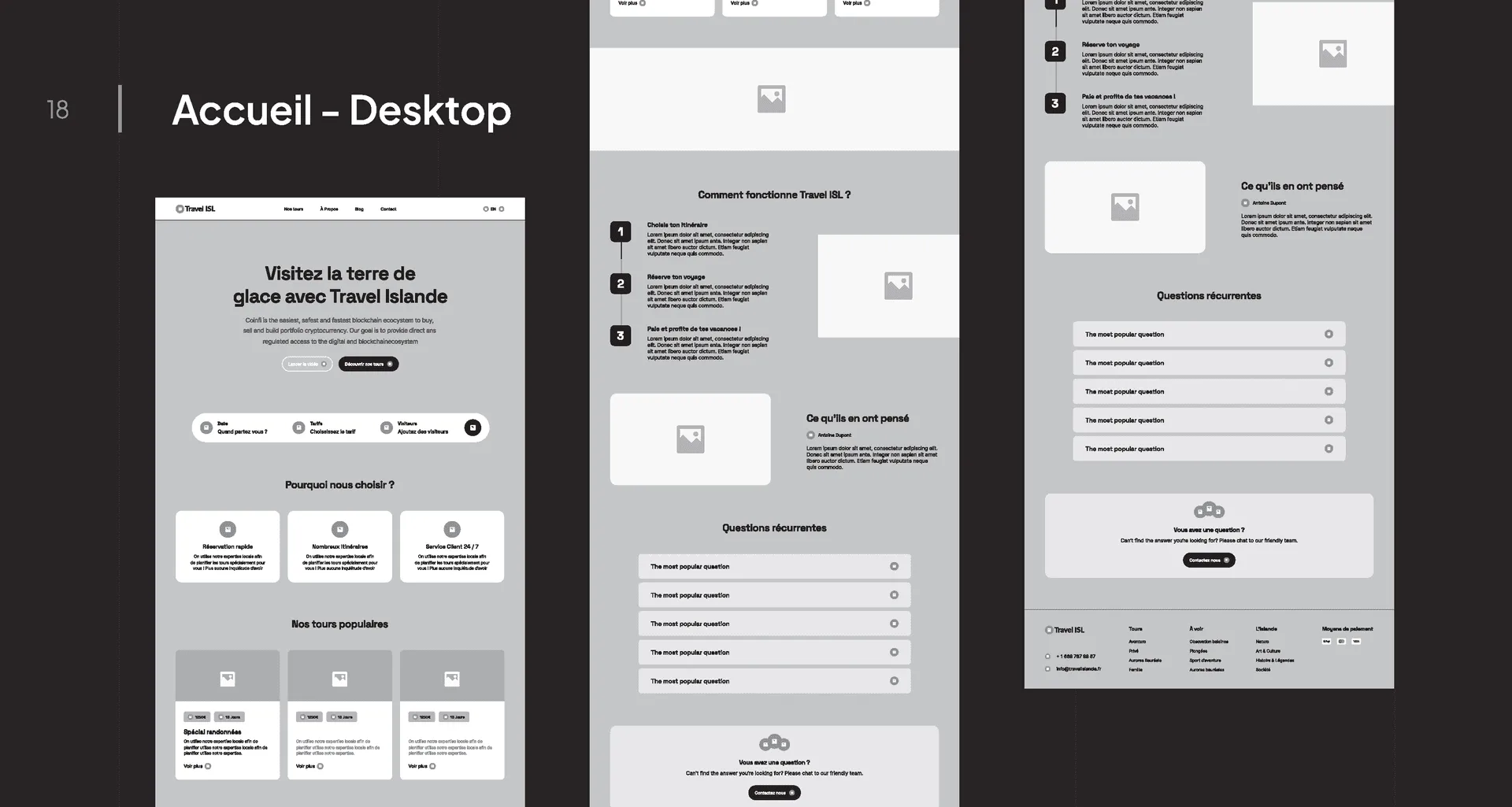 Un exemple de travail de nos etudiants en Bachelor UX UI Design