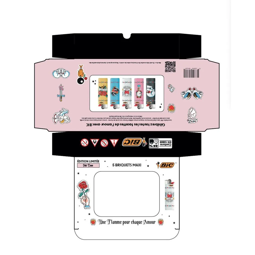 exemple de packaging réalisé par nos étudiants en formation direction artistique
