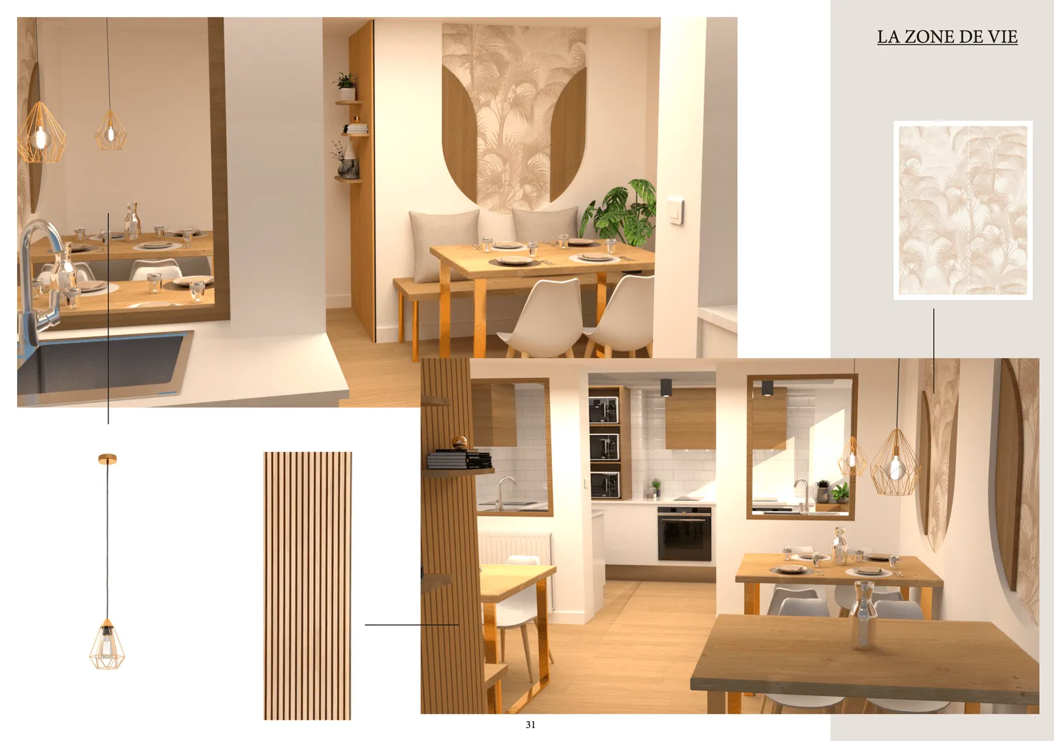 Exemple de proposition de plan 3 de la formation Architectrure d'intérieur
