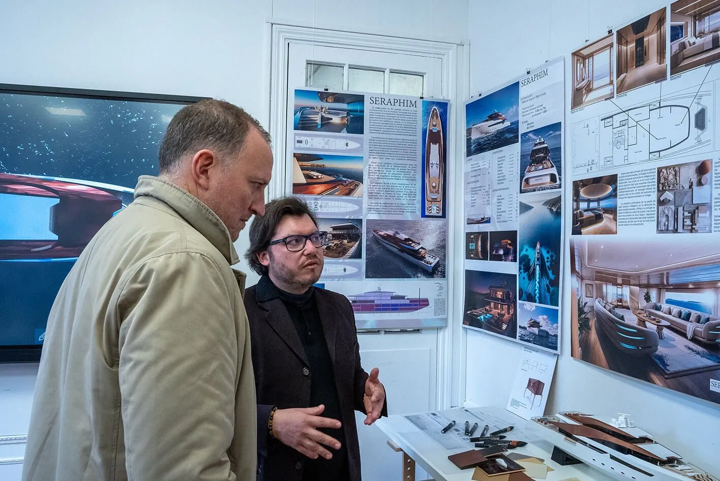 Visite guidée des installations de l’école lors de la Journée Portes Ouvertes 2015.