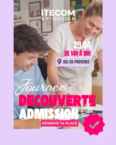 une journée pour découvrir note école de design à Aix, immersion totale
